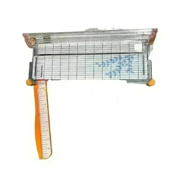 Fiskars Paper Cutter Shear for Portable Paper with Cutting Line Guide - Picture 2 of 2
